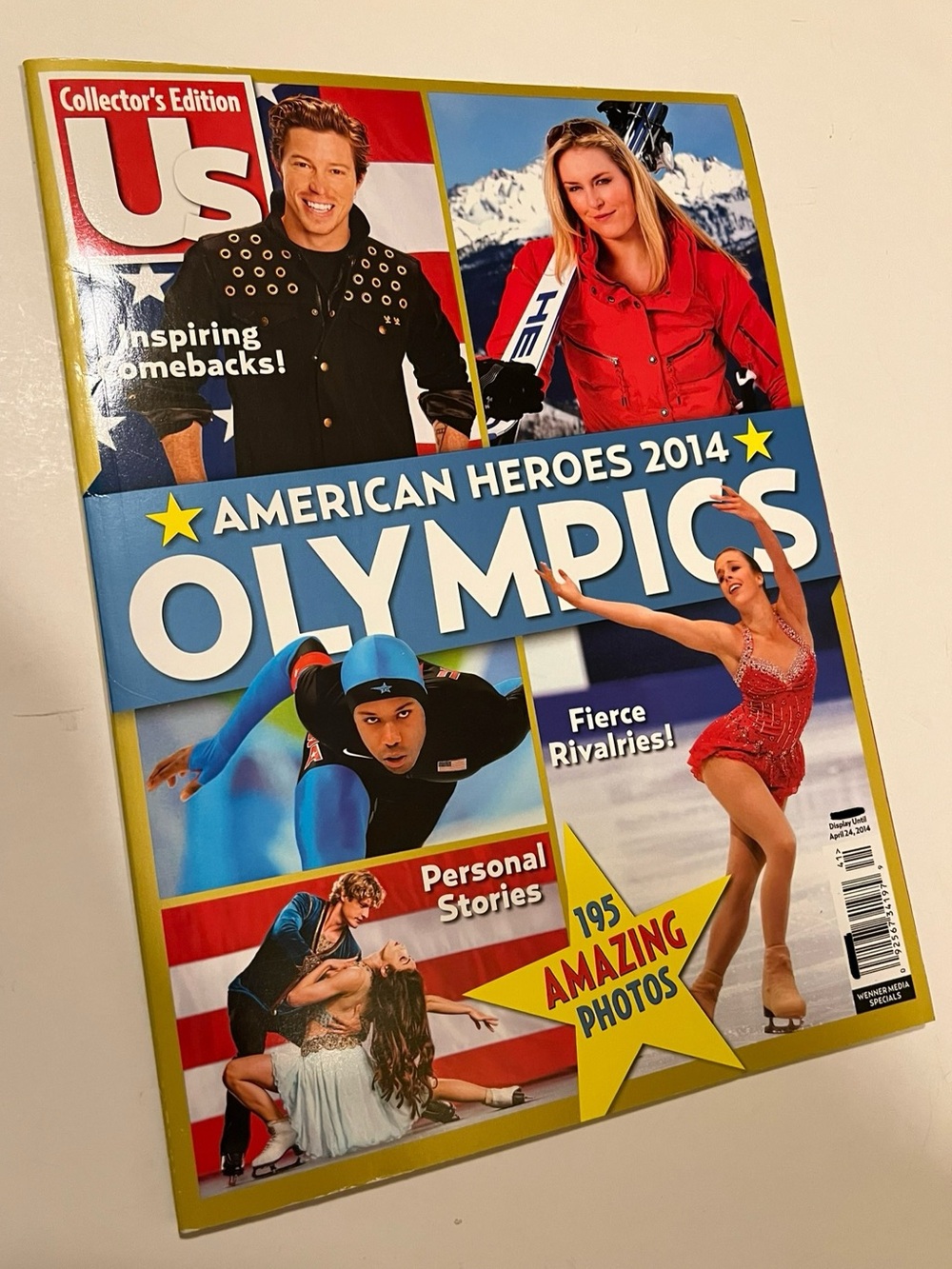 COLLECTOR’S EDITION US: AMERICAN HEROES 2014 OLYMPICS MAGAZINE.